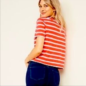 Red & white striped shirt